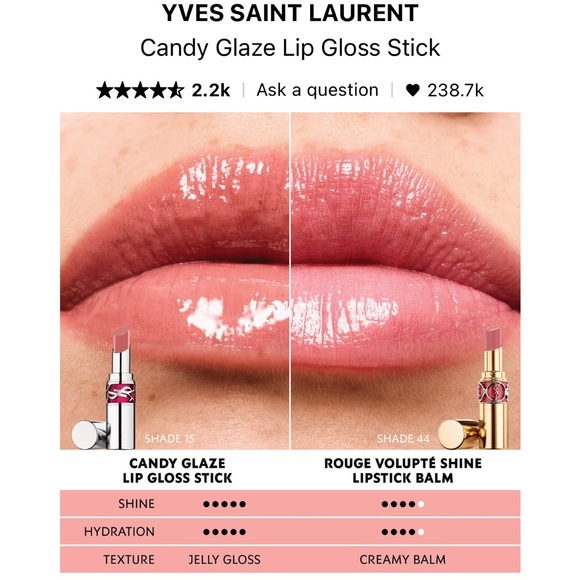 YSL Candy Glaze (color #11 Red Thrill) - Picture 4 of 8